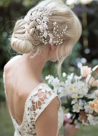"EMMALINE" Bridal Headpiece Hair Comb