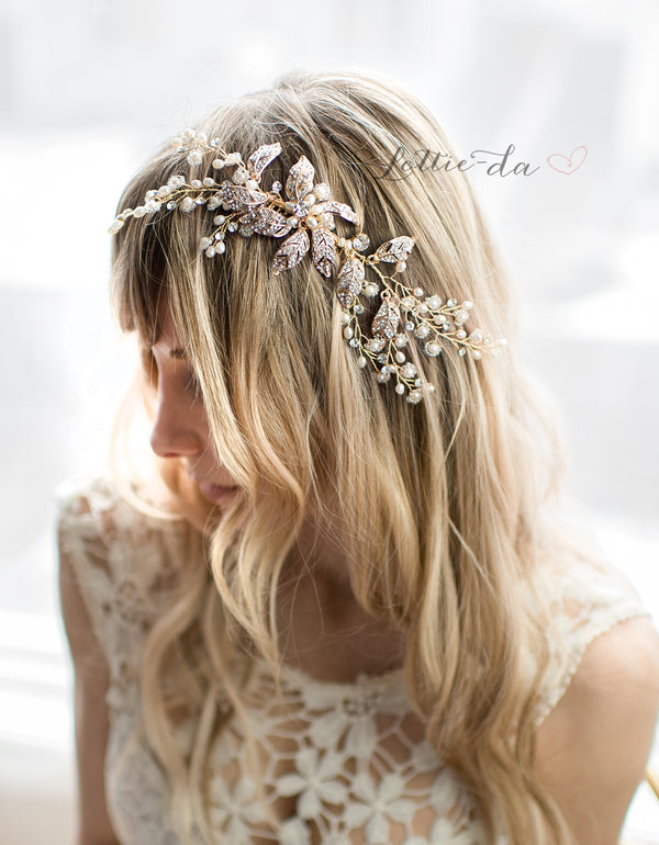 "EMMALINE" Bridal Headpiece Hair Comb