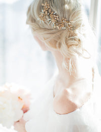 "FAWN" - Bridal Mixed Metal Hair Vine
