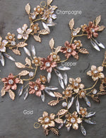 "FAWN" - Bridal Mixed Metal Hair Vine