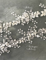 ZINNIA Leaf & Flower Headpiece