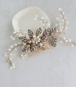 "EMMALINE" Bridal Headpiece Hair Comb