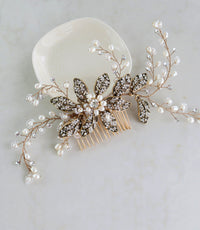 "EMMALINE" Bridal Headpiece Hair Comb