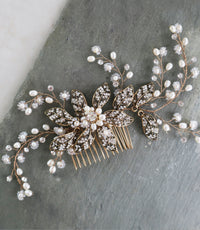 "EMMALINE" Bridal Headpiece Hair Comb