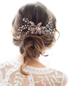 antique gold hair accessory