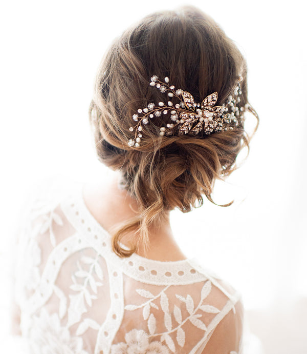 "EMMALINE" Bridal Headpiece Hair Comb