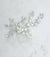 silver wedding hair comb