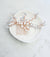 rose gold wedding hair comb