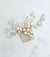 gold wedding hair comb