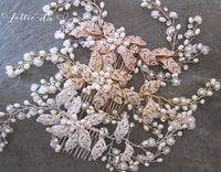 "EMMALINE" Bridal Headpiece Hair Comb