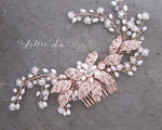 "EMMALINE" Bridal Headpiece Hair Comb