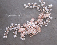 "EMMALINE" Bridal Headpiece Hair Comb