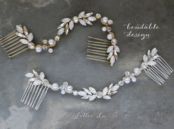 'HARMONY' Boho Headpiece Hair Vine Comb