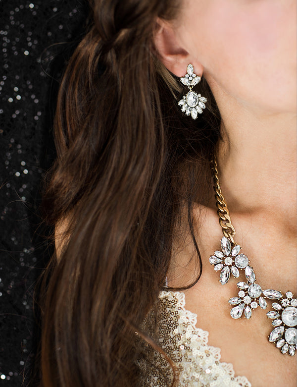 "ANGELICA" Antique Gold Earrings
