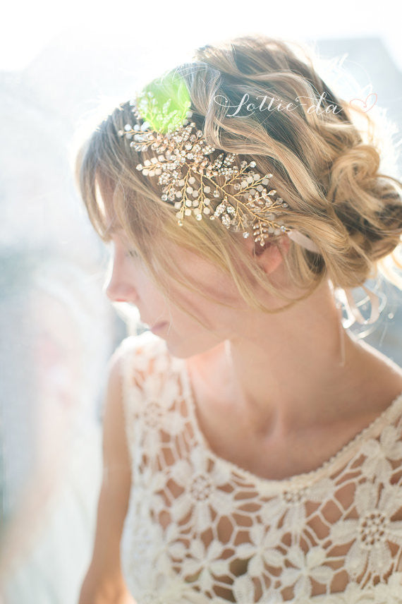 Wedding hair hotsell accessories boho
