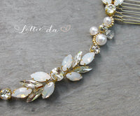 'HARMONY' Boho Headpiece Hair Vine Comb