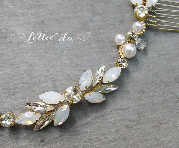 'HARMONY' Boho Headpiece Hair Vine Comb