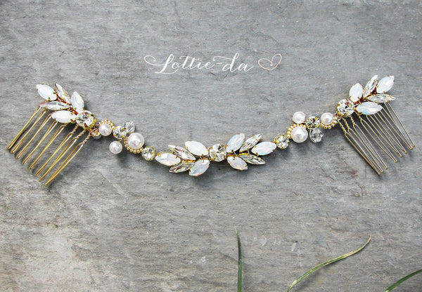 'HARMONY' Boho Headpiece Hair Vine Comb