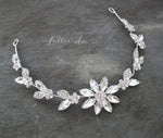 'AZALEA' Crystal Hair Vine Bridal Headpiece