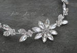 'AZALEA' Crystal Hair Vine Bridal Headpiece
