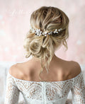 'AZALEA' Crystal Hair Vine Bridal Headpiece