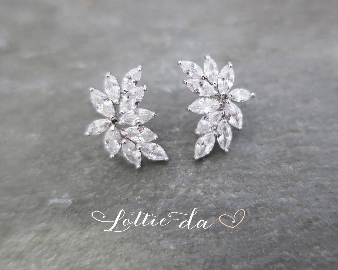 Art Deco bridal stud earrings | Ivory and Co – Liberty in Love