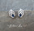 'AYLA' Art Deco Style Leaf Earrings