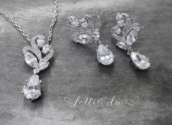 'ALLURA' Vintage Deco Style Earrings