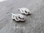 'AYLA' Art Deco Style Leaf Earrings