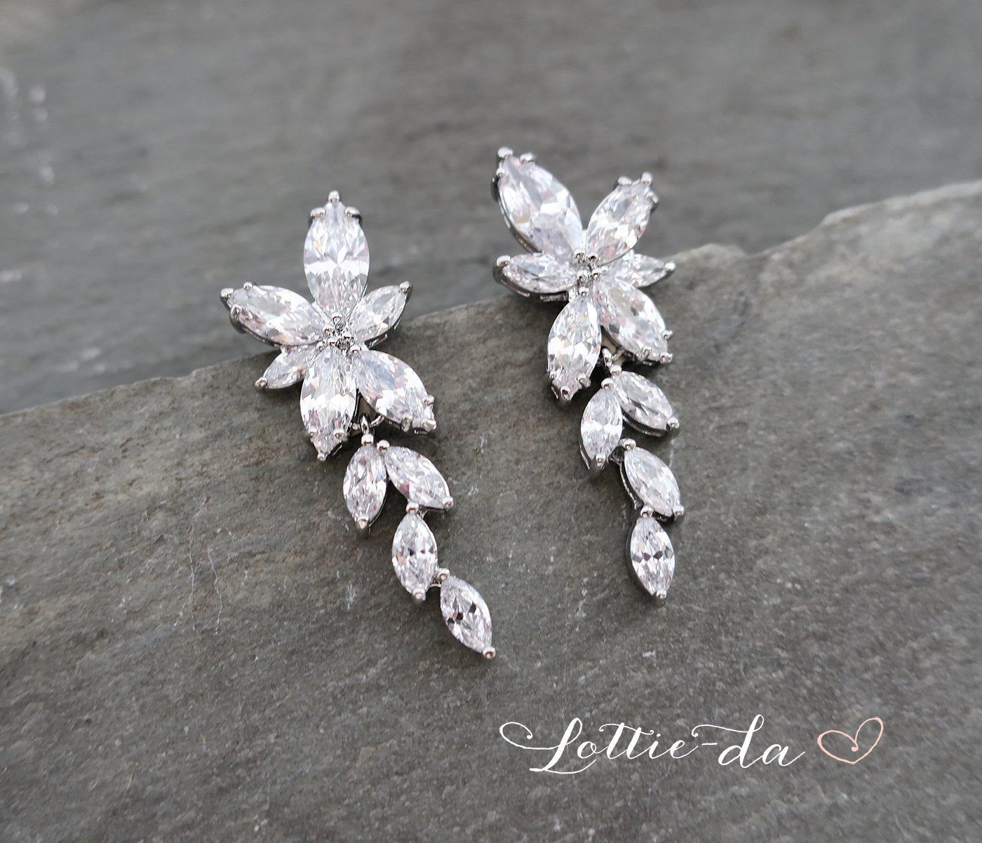 IVY Chandelier Crystal Earrings