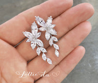 'IVY' Chandelier Crystal Earrings